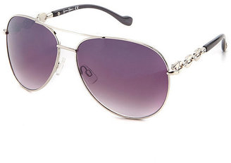 Jessica Simpson Chain Link Aviator Sunglasses