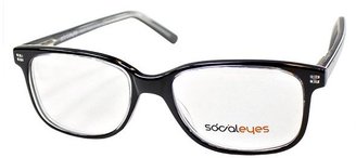 Socialeyes SE MELO C01 Black Crystal Rectangle Plastic Eyeglasses