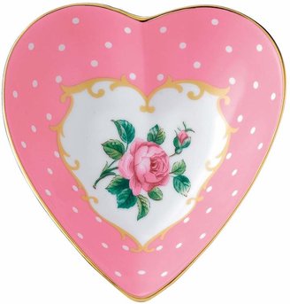 Royal Albert Cheeky Pink Ceramic Heart Tray