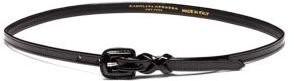 Carolina Herrera Thin Patent Leather Belt