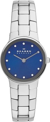 Skagen SKW2180 Stine silver & blue ladies bracelet watch