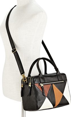 Fossil 'Erin' Patchwork Leather Satchel