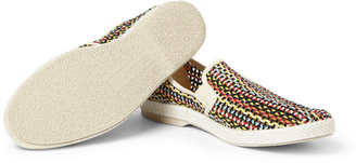 Rivieras Woven Slip-On Shoes