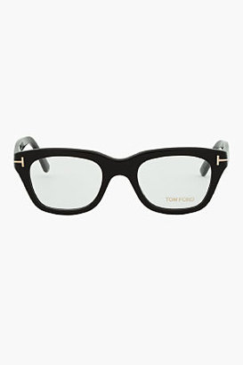 Tom Ford Black Thick Frame FT5178 Cat Eye Glasses