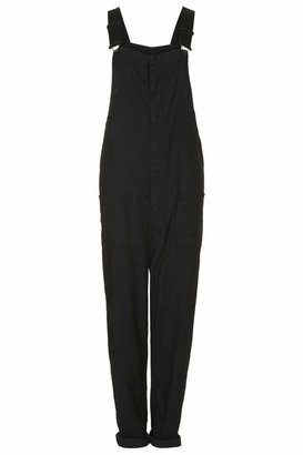 Topshop Lightweight cotton dungarees with popper front fastening, adjustable straps and four pockets. roll them up at the ankles and slip on a pair of sliders
