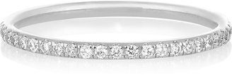 Ileana Makri Eternity Thread 18-karat white gold diamond ring