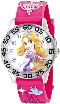 Disney Kids' W001512 Princess Plastic Watch with Pink 3D Plastic Strap