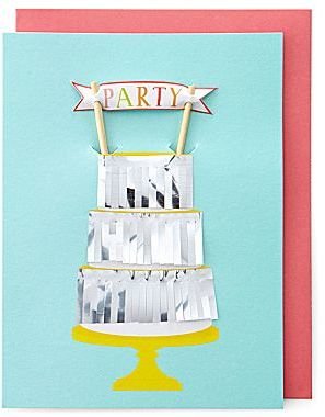 Martha Stewart MarthaCelebrationsTM Birthday Card – Three-Layer Cake