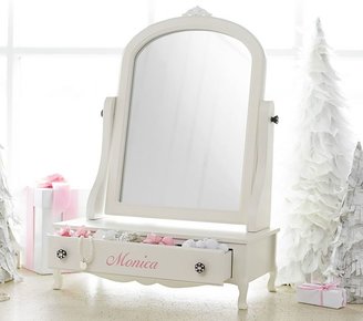 Pottery Barn Kids White Mill Valley Vanity with Mirror