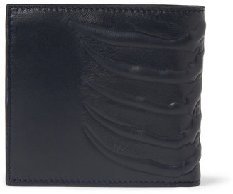 Alexander McQueen Embossed Leather Billfold Wallet