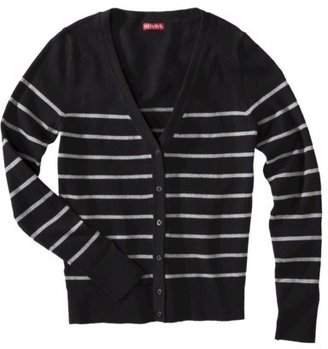 Merona Women's Ultimate V-Neck Cardigan Sweater - Stripes