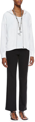 Eileen Fisher Organic Cotton Yoga Pants, Black