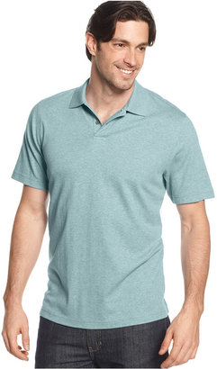 Tasso Elba Short Sleeve Interlock Solid Polo Shirt