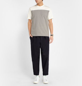 Marni Panelled Cotton-Jersey T-Shirt
