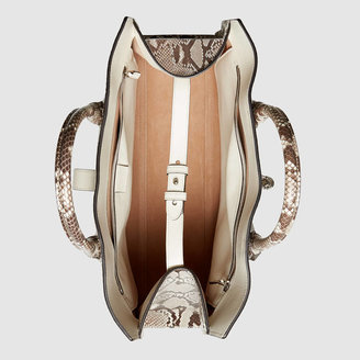 Gucci Jackie Soft python top handle bag