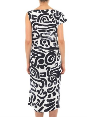 Vivienne Westwood Shaman maze-print dress
