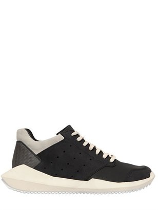 Rick Owens For Adidas - Leather & Nylon Sneakers
