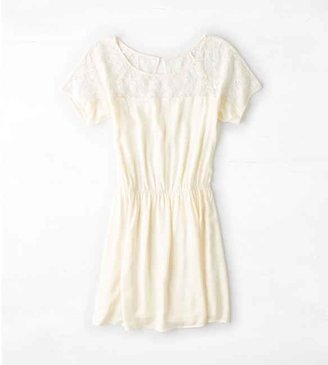 American Eagle Lacy Cinched Dress