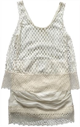 Jay Ahr Ecru Cotton/elasthane Dress