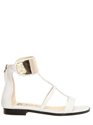 Ernesto Esposito Ee By 10mm Leather Sandals With Cuff