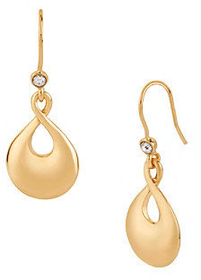 Kenneth Cole Goldtone Small Sculptural Drop Earrings