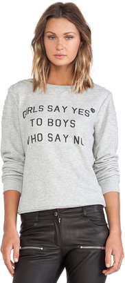 Zoe Karssen Girls Say Yes Sweatshirt