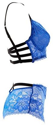 Charlotte Russe Caged Lace Bra & Panty Set