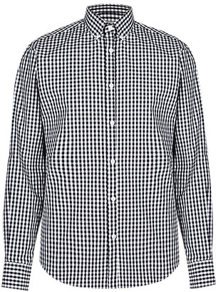 Marks and Spencer M&s Collection Pure Cotton Gingham Checked Shirt