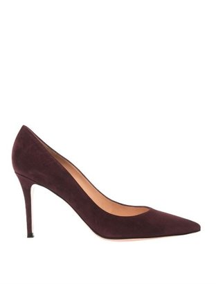 Gianvito Rossi Business point-toe suede pumps
