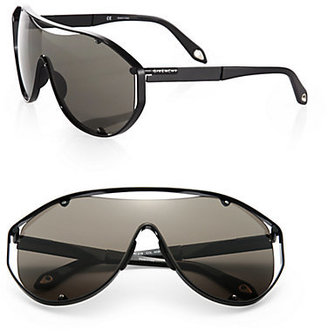 Givenchy Studded 99MM Shield Sunglasses