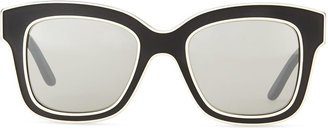 Stella McCartney Acetate Square Sunglasses, Black