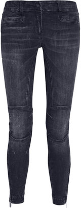 R 13 Moto mid-rise skinny jeans