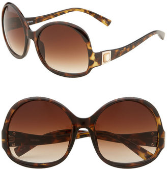 Kensie 'Zeta  Oversized' Round Sunglasses