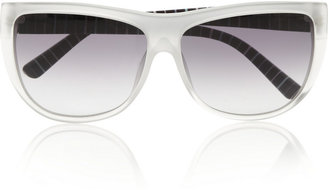 Marc by Marc Jacobs Square-frame translucent acetate sunglasses
