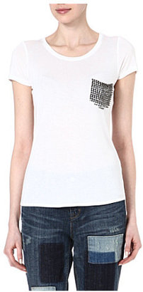 Karen Millen Studded pocket t-shirt