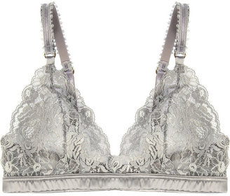 Stella McCartney Bonnie Sizzling lace and satin soft-cup bra