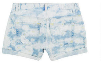 Delia's Liv High-Rise Shorts in Washed Down Daisy