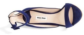 Miu Miu Ankle Strap Band Sandal