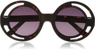 House of Holland Annice round-frame acetate sunglasses