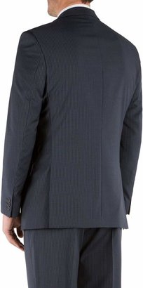 Pierre Cardin Men's Stripe notch lapel jacket