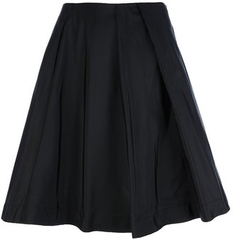Jil Sander Navy soft fold short circle skirt