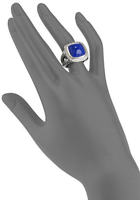 David Yurman Albion Ring with Lapis Lazuli and Diamonds