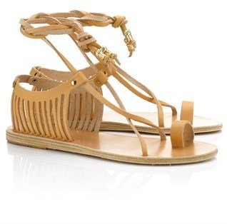 Ancient Greek Sandals Natural Leather Ino Sandals