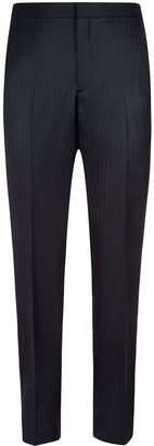Aquascutum London Men's Herringbone twill formal suit trousers