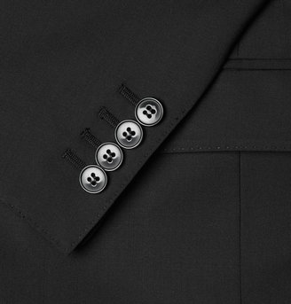 Dolce & Gabbana Black Martini Slim-Fit Wool-Blend Suit