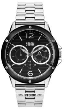 Storm Men's black multifunction bracelet watch