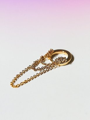 Free People 14k Gold and Chain Earring