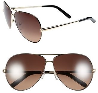 Chloé Women's 'Orme' 60Mm Sunglasses - Gold Black