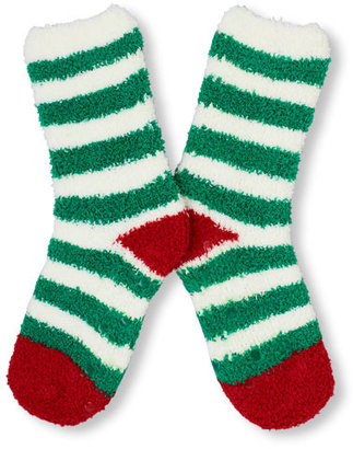Children's Place Striped fuzzy socks