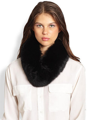 Saks Fifth Avenue Fox Fur Headband/Collar
